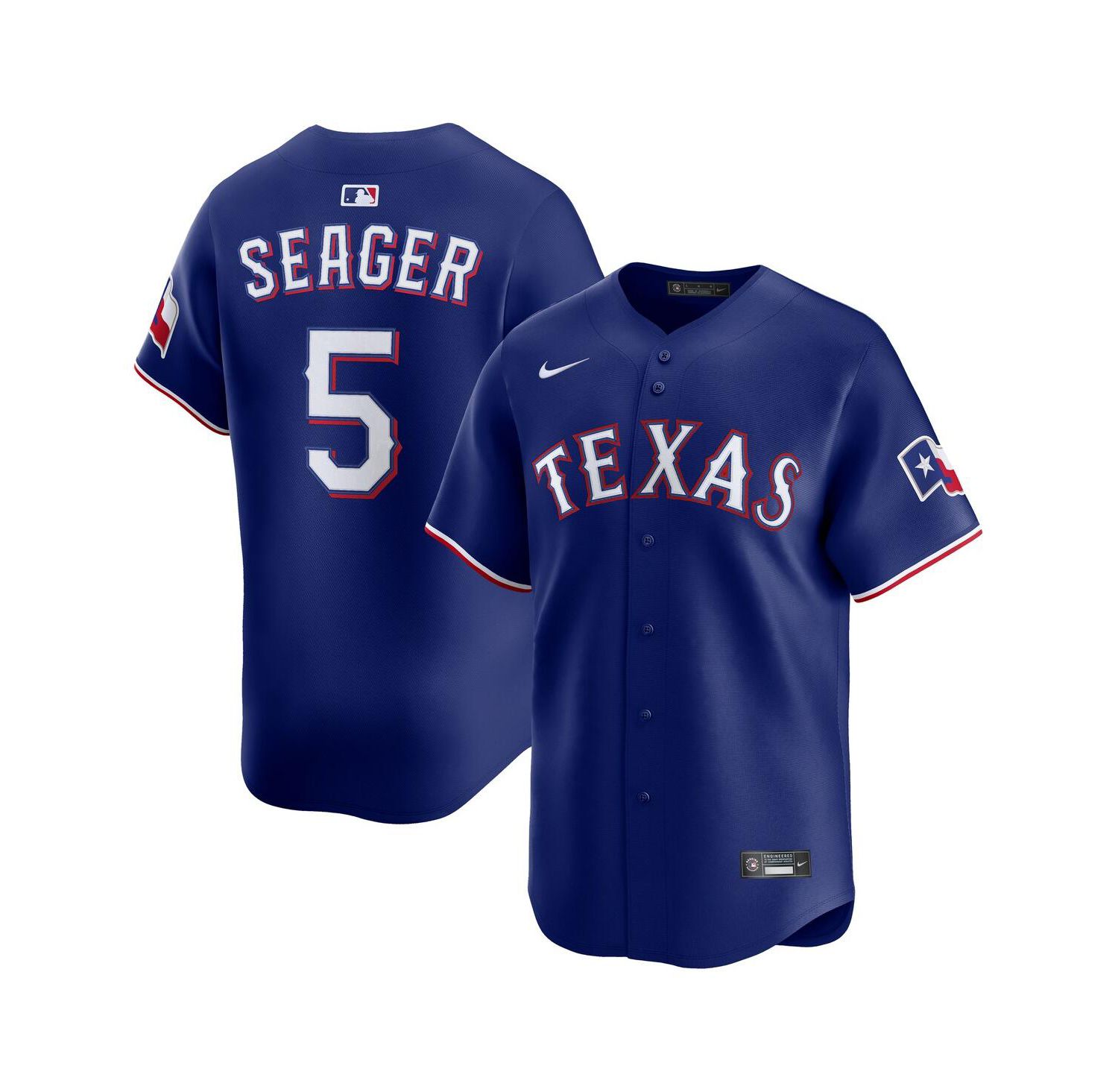 Men's Corey Seager Royal Texas Rangers Alternate 2 Limited Jersey