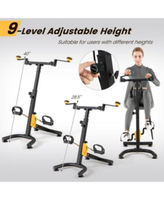 Pedal Exerciser with Adjustable Handgrip for Seniors