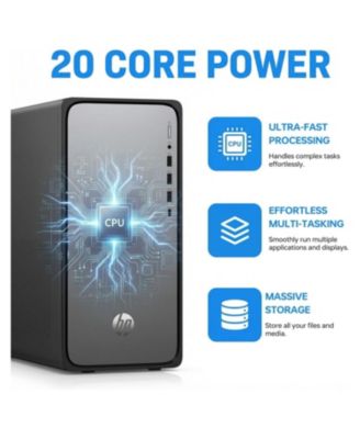 OmniDesk Tower Desktop Intel Core i7 64GB RAM Intel UHD Graphics 2TB SSD Storage Windows 11 Pro