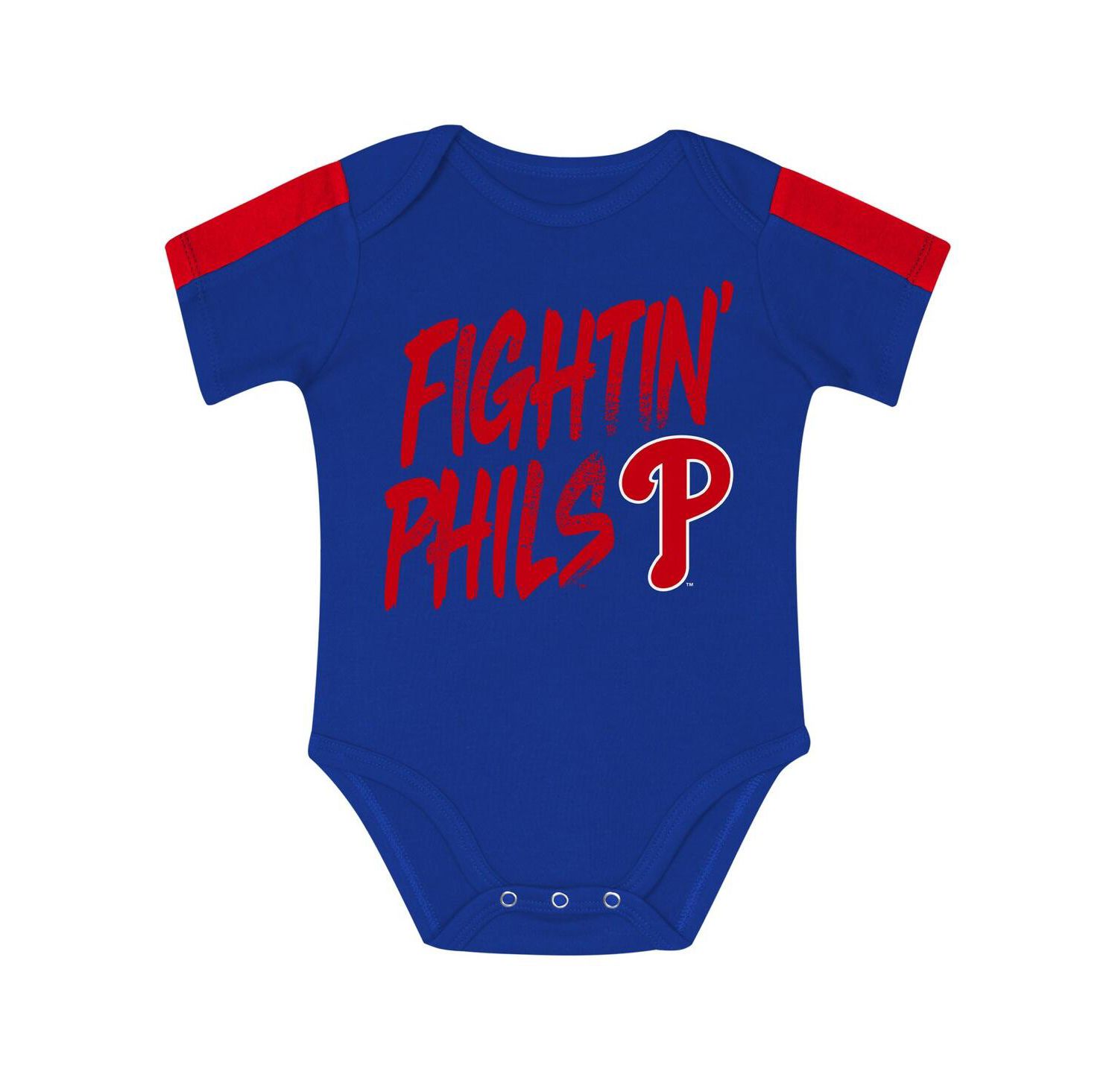 Baby Boys and Girls 3-Piece Philadelphia Phillies Double Down Bodysuit and Pants