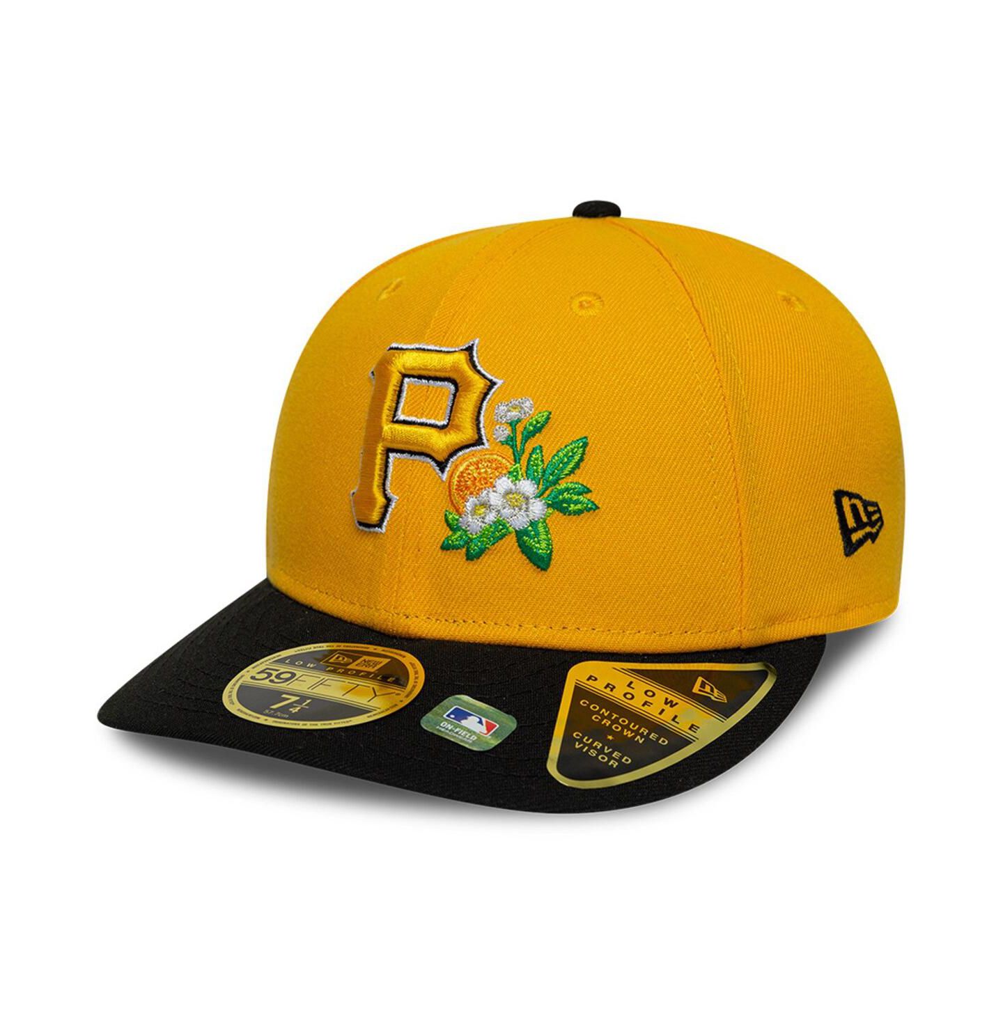 Мужская кепка New Era Gold/Black Pittsburgh Pirates 2026 Spring Training Low Profile 59FIFTY Fitted Hat — фото 2
