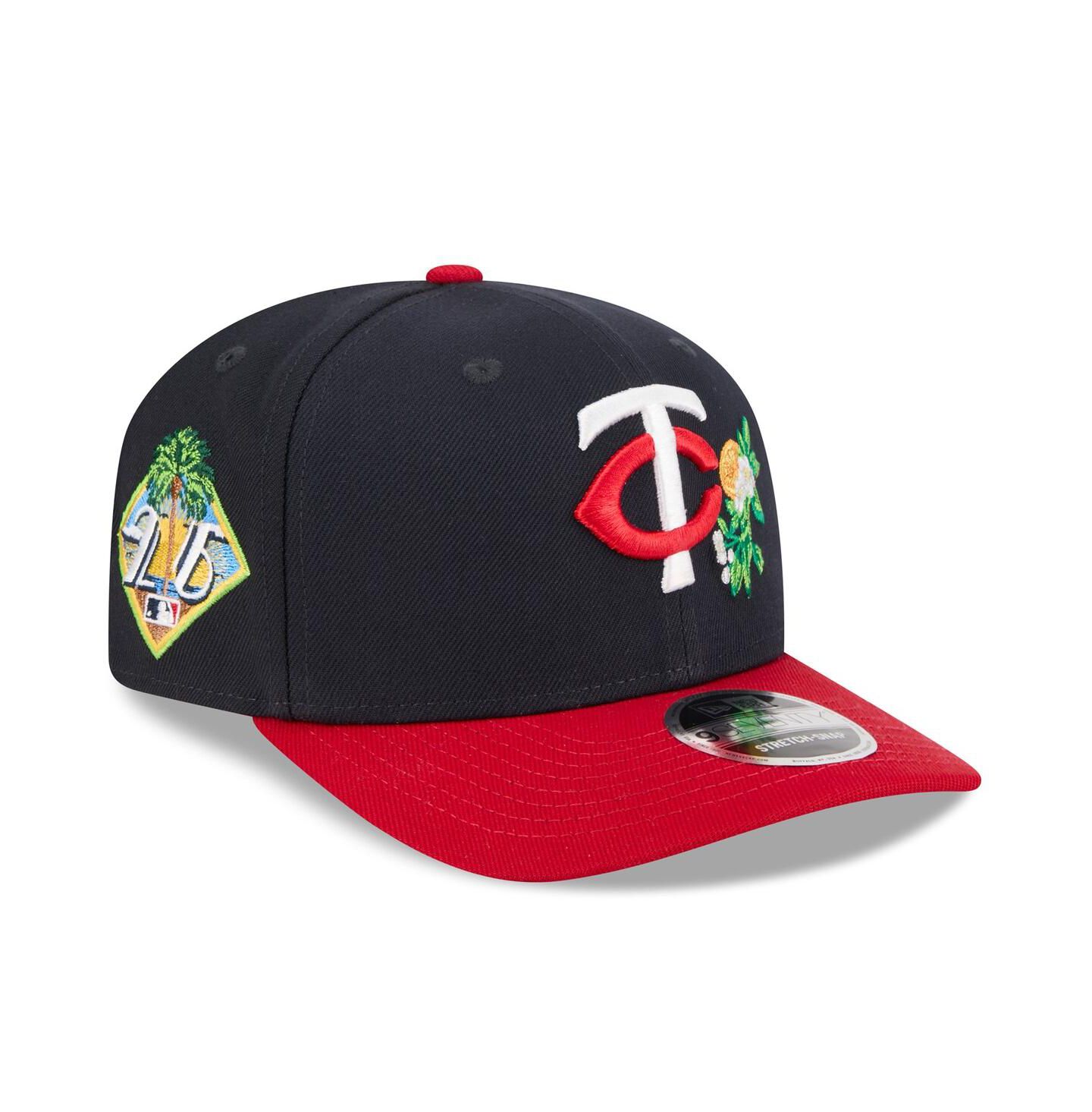 Мужская кепка New Era Navy/Red Minnesota Twins 2026 Spring Training 9SEVENTY Adjustable Hat — фото 1