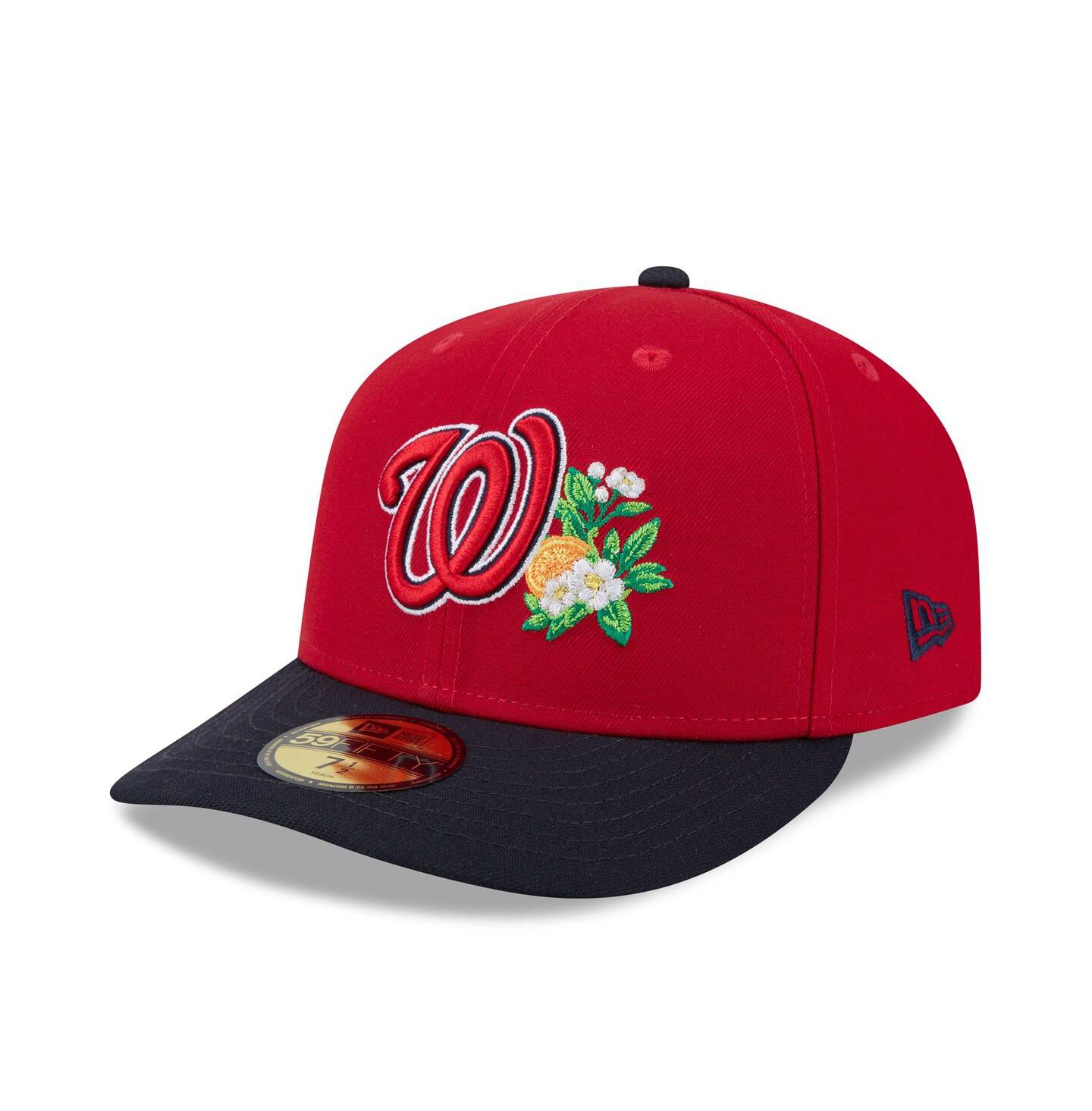 Мужская кепка New Era Red/Navy Washington Nationals 2026 Spring Training 59FIFTY Fitted Hat — фото 3