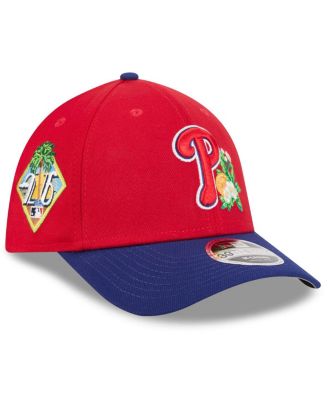 Men's Red/Royal Philadelphia Phillies 2026 Spring Training M-Crown 39THIRTY Flex Hat