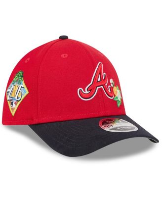 Men's Red/Navy Atlanta Braves 2026 Spring Training M-Crown 39THIRTY Flex Hat