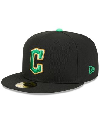 Men's Black Cleveland Guardians 2026 St. Patrick's Day 59FIFTY Fitted Hat