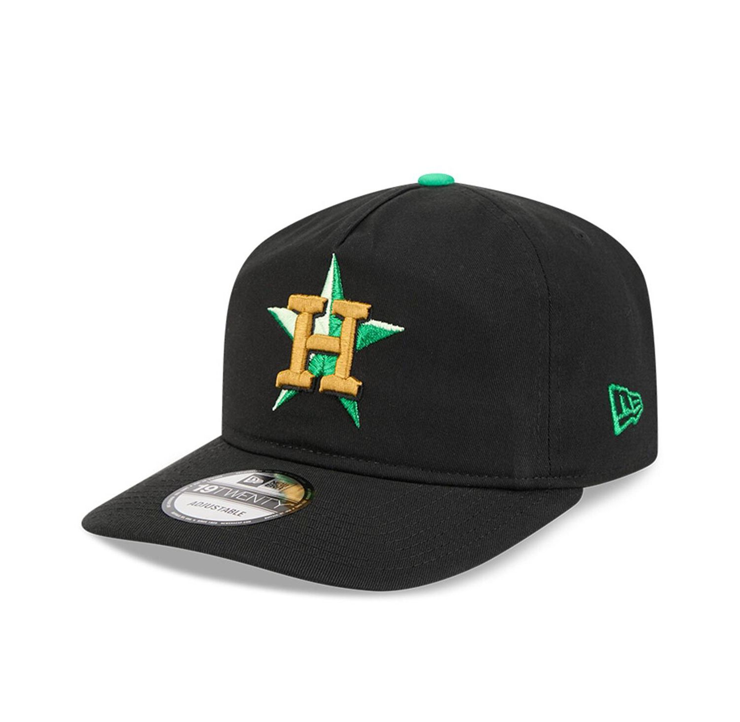 Men's Black Houston Astros 2026 St. Patrick's Day 19TWENTY Adjustable Hat