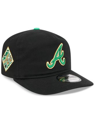 Men's Black Atlanta Braves 2026 St. Patrick's Day 19TWENTY Adjustable Hat