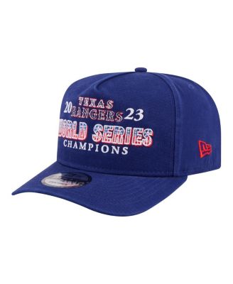 Men's Royal Texas Rangers 2023 World Series Champions Historic 9FIFTY A-Frame Snapback Hat