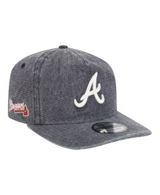 Men's Navy Heather Atlanta Braves Denim Classic 19TWENTY Adjustable Hat