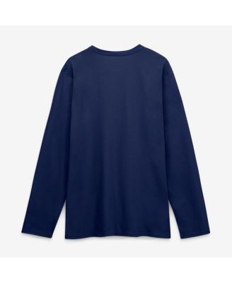 Men's College Navy Seattle Seahawks Super Bowl LX Champions Iconic Victory Long Sleeve T-Shirt