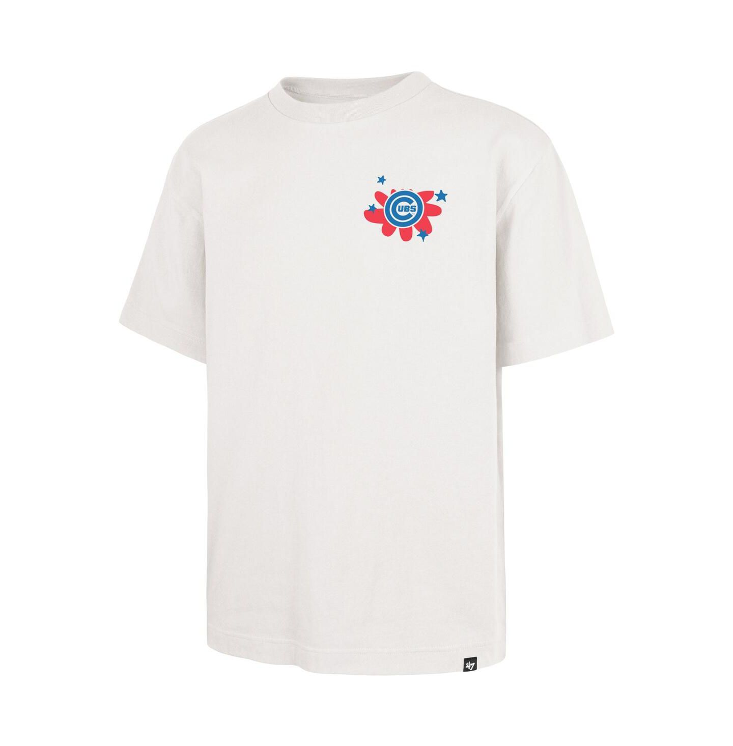 Мужская футболка '47 Brand Cream Chicago Cubs Flora Foundation — фото 2