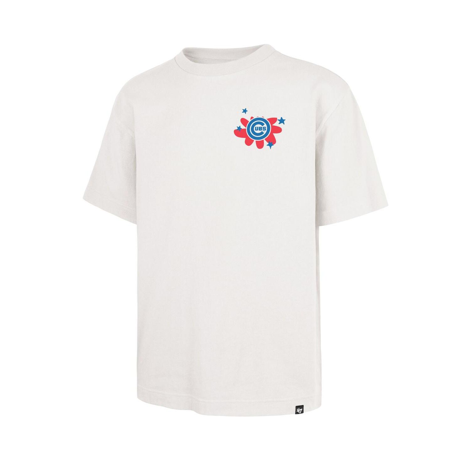 Men's Cream Chicago Cubs Flora Foundation T-Shirt