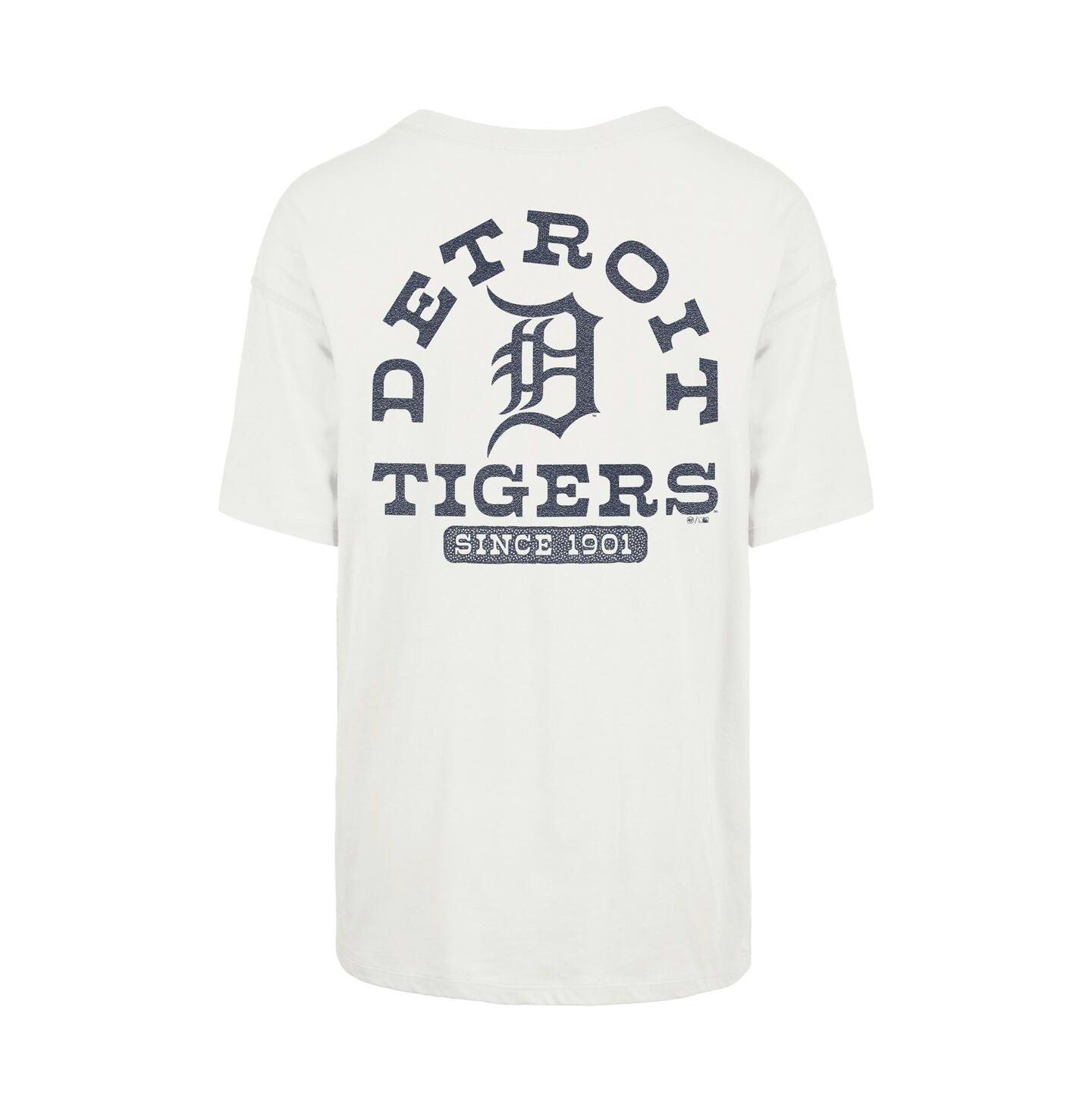 Женская футболка '47 Brand Natural Detroit Tigers Back Canyon Sadie — фото 3