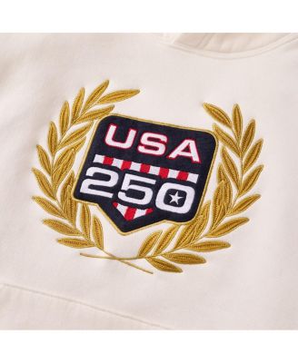 Men's White USA 250 Limited Edition Heavyweight Fleece Hoodie