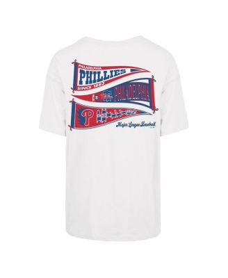 Women's Sand Philadelphia Phillies Bow Banner Sadie T-Shirt