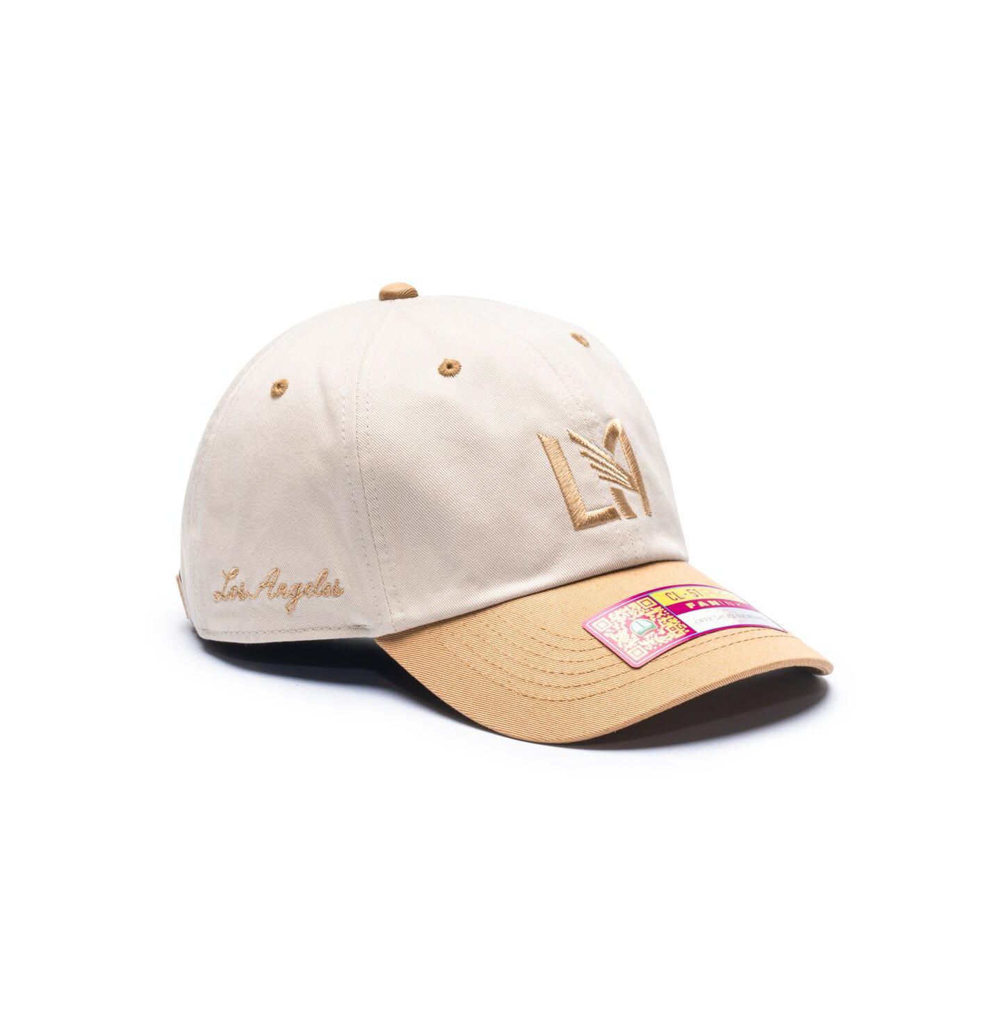 Кепка Fan Ink Tan/Gold Lafc Ocean Drive Adjustable Hat — фото 1