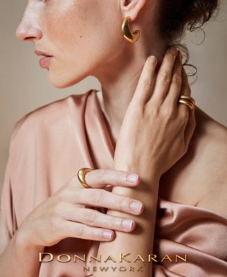 Gold-Tone Drama Molten Statement Ring 3-Pc. Set