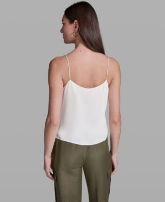 Women's Studded Scoop Neck Cami Top