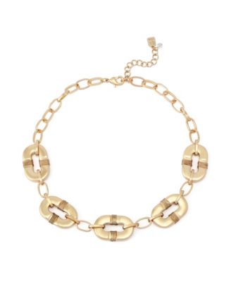 Malachite Link Reversible Bib Necklace