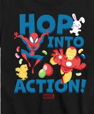 Boys' Toddler 2T-5T Marvel Hop Into Action Short-Sleeve Graphic T-Shirt