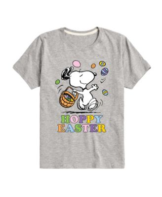 Peanuts Boys 8-20 Hoppy Easter Short-Sleeve Graphic T-Shirt - Athletic Heather 25$