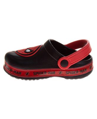 Toddler Marvel Spiderman Shoes, EVA Clogs, Water Shoes Pool Shoes Red and Blue Slip-On (Toddler 5-10 11-12 &pull on