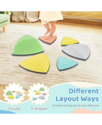Kids' Non-Slip Stepping Stones with Storage Bag
