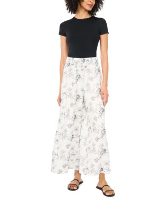 Women's Cropped Wide-Leg Pants