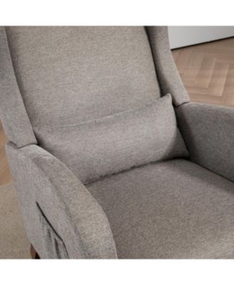 Modern Rocking Chair with Footrest