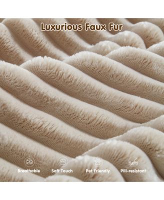 No Assembly Required Cloud Sectional Sofa, L-Shape Couch Chaise Lounge with Deep Seat and Wide Armrest for Living Room Bedroom