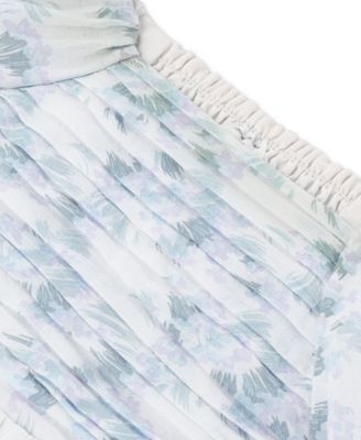 Baby Girls' Puff Sleeve Dress and Diaper Cover, 2-Piece Set