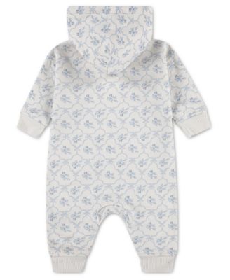 Baby Girls' Printed Zip Coverall