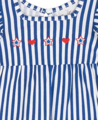 Baby Girls' Sleeveless Dress, Diaper Covers and Headband, 5-piece Set