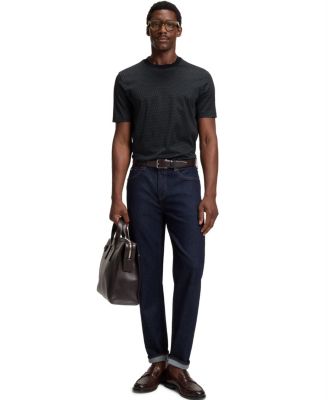 Men's Mercerized-Cotton Monogram T-Shirt