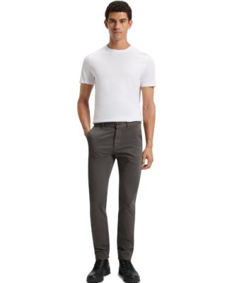 Men's Stretch-Cotton Satin Slim-Fit Chinos