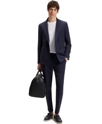 Men's Cotton-Blend Bubble-Jacquard T-Shirt