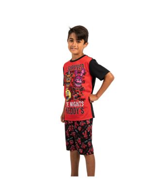 Boys Youth Sleepwear Set Tee Shirt, Sleep Shorts, Sleep Pants