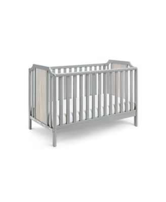 3in1 Convertible Island Crib Traditional Contemporary Style Dual Tone Finish for Baby Nursery