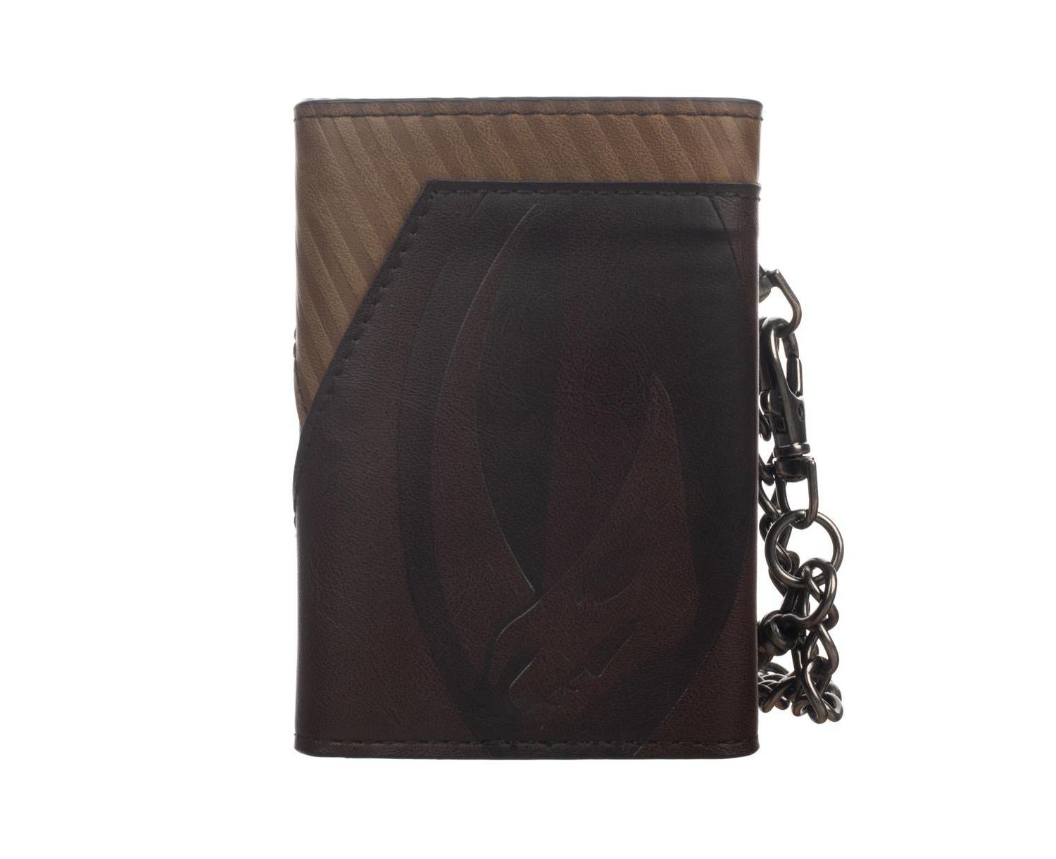 Men's Chain Wallet with Metal Shield