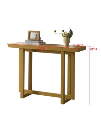 Console Table for Entryway, Wood Sofa Table Behind Couch, Narrow Accent Entry Table for Living Room, Hallway & Foyer