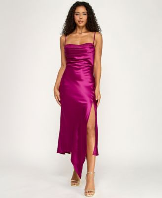 Juniors' Sweetheart Neck Dress
