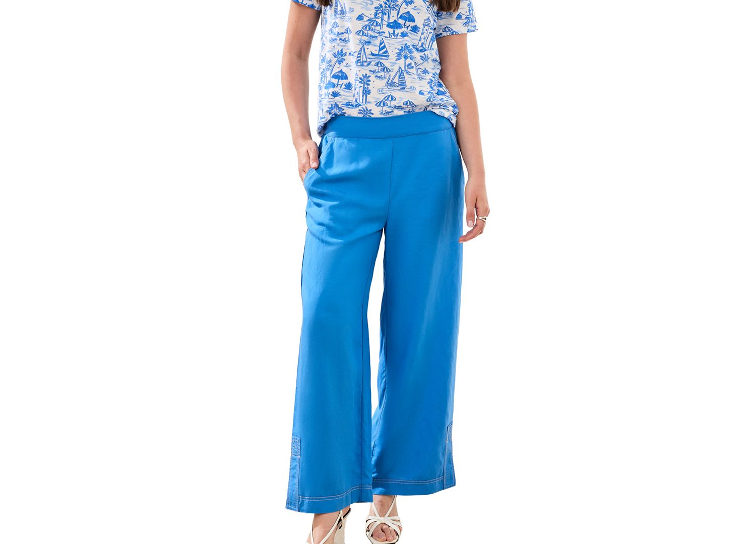 Women's Lightweight Wide-Leg Pants