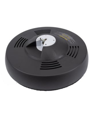 15 Inch Pressure Washer Surface Cleaner 4000 PSI Max with Dual One Quarter MNPT Nozzles for Driveway Patio Sidewalk Cleaning