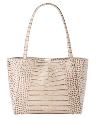 Mona Alba Large Leather Tote Handbag