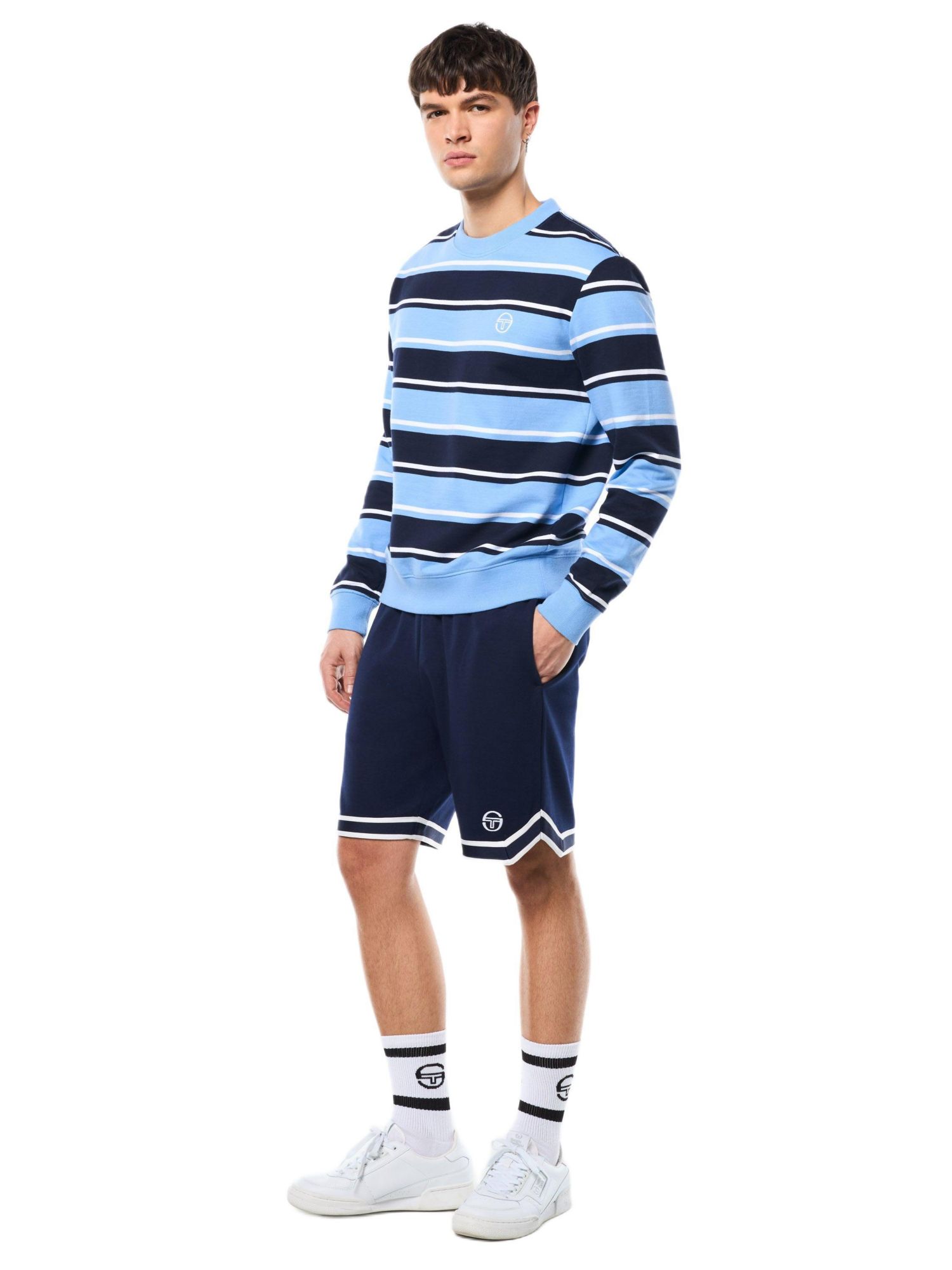 Men's Strisce Stripe Crewneck