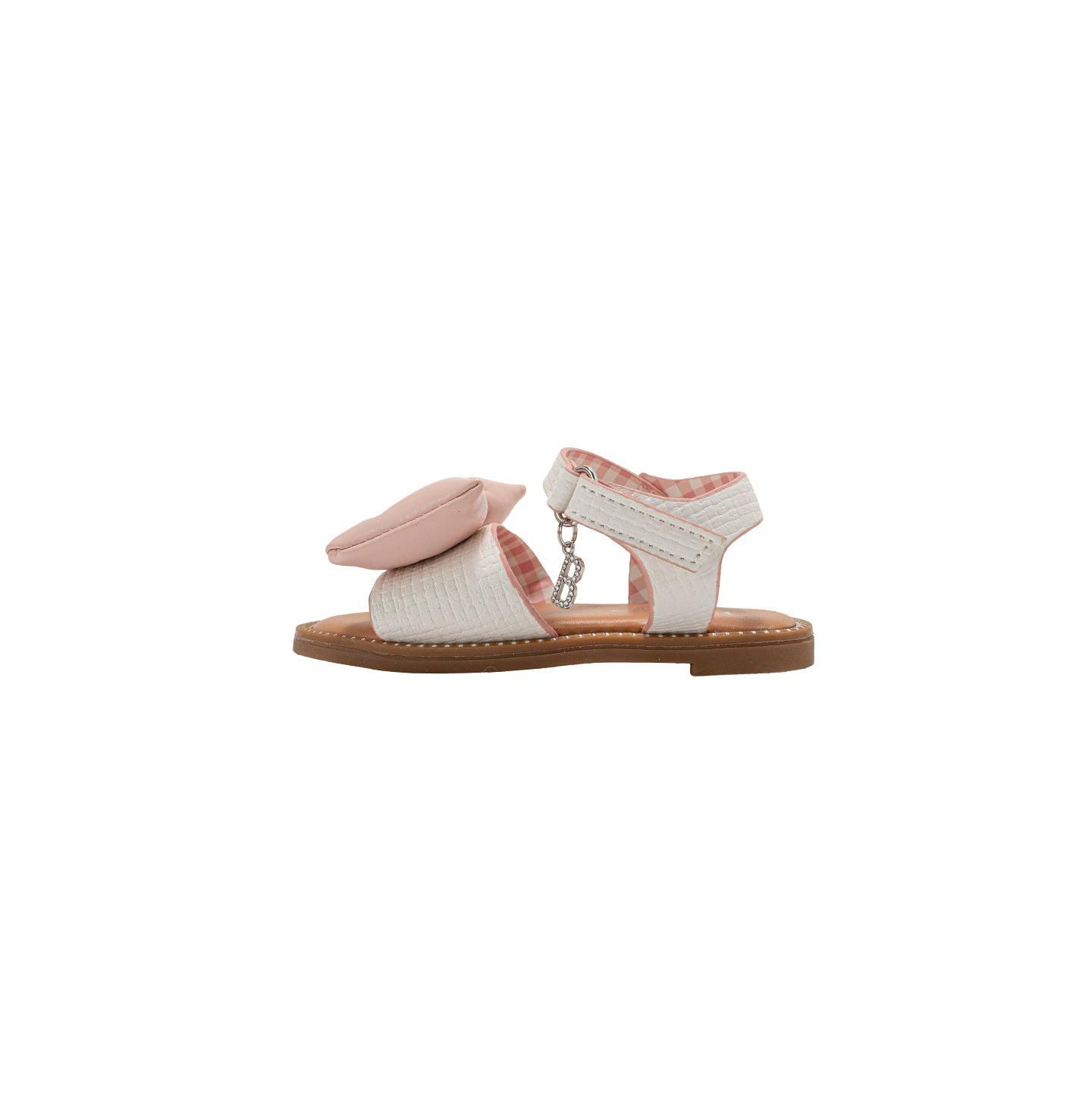 Сандалии Bebe Sandals Cute Fashion Flat Sandals and Summer Shoes with Ankle Strap для девочек, цвет: Белый, вариант 1 — фото 6