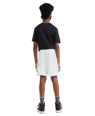 Boys' 8-20 Graphic Varsity-Style Mesh Shorts