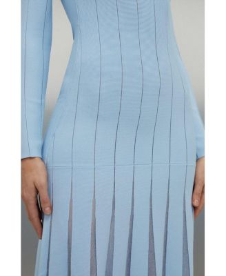 Women's Filament Full Skirt Knit Midi Dress