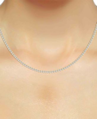 Diamond Necklace (1 ct. t.w.) in Sterling Silver 